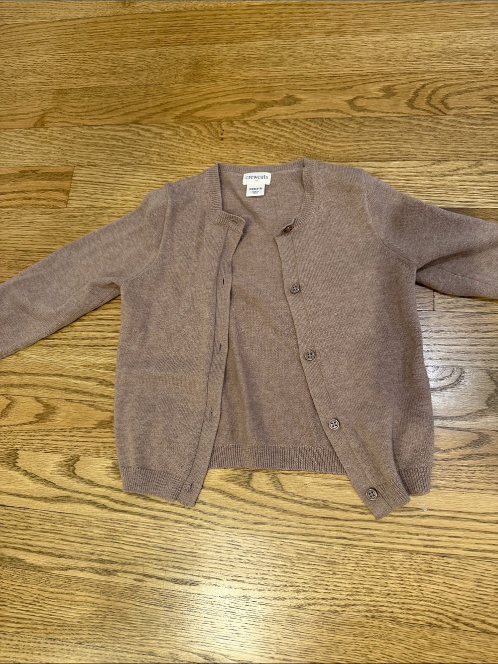crewcuts Girls Brown Knit Cardigan size 2-3